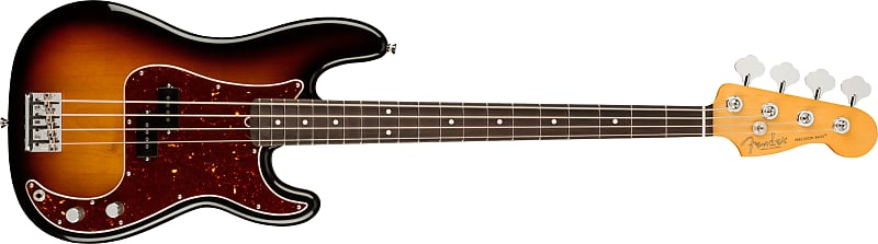 Fender American Professional II Precision Bass - 3-color Sunburst Rosewood Fingerboard w/HSC