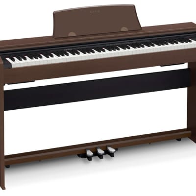 Casio Privia PX770BN 88 note digital piano - Brown w/matching bench