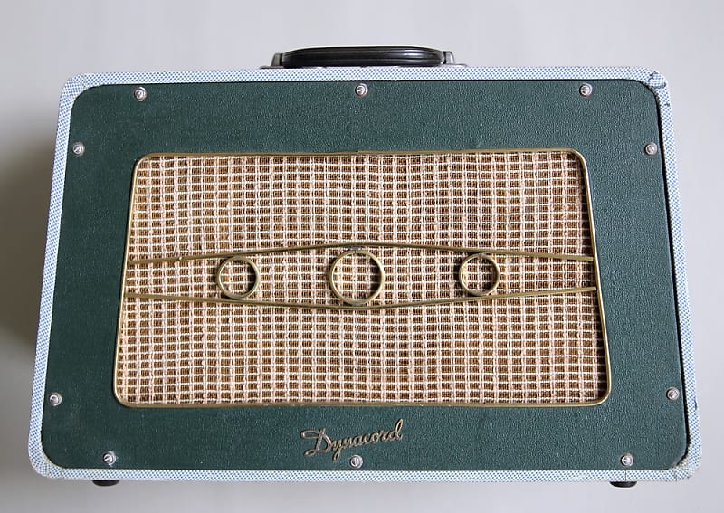 1955 Dynacord DA15V Combo Amplifier - Grey & Green image 1