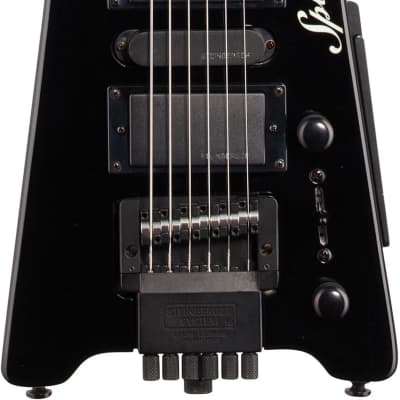 Steinberger Spirit GT Pro Deluxe Electric Guitar (with Bag), Black image 3