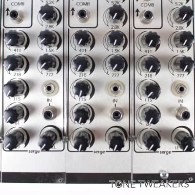 Serge Modular Resonant Equalizer x4 EQ Panel Modular Rare VINTAGE SYNTH DEALER image 4