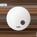 EVANS EQ3 COATED WHITE BASS RESO DRUM HEAD WITH PORT (SIZES 18" TO 26") - 18"