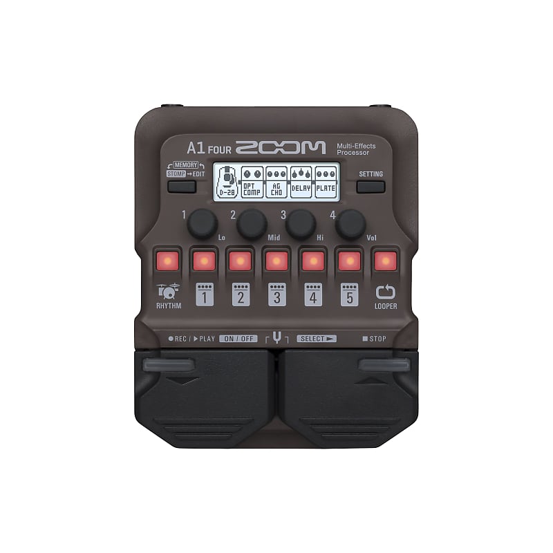 Zoom A1 FOUR Effect for Acoustic Guitar Reverb