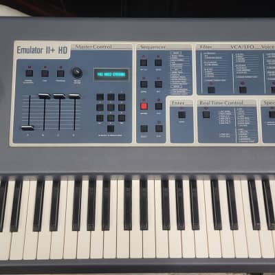 E-MU Systems Emulator II 61-Key 8-Voice Sampler Workstation 1984 - 1988 - Black