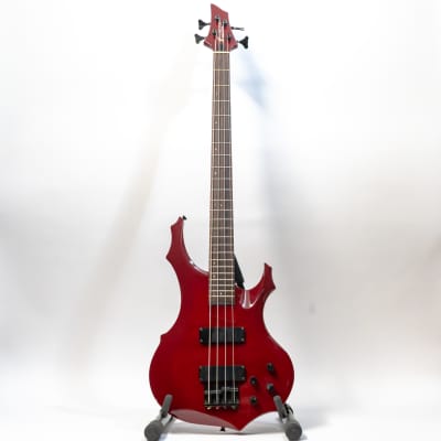 ESP Edwards E-T-98FR Electric Bass Guitar with Gigbag - MIJ - Red 