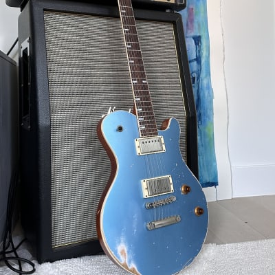 Friedman Metro D 2019 Electric Guitar  - Metallic Blue Relic image 12