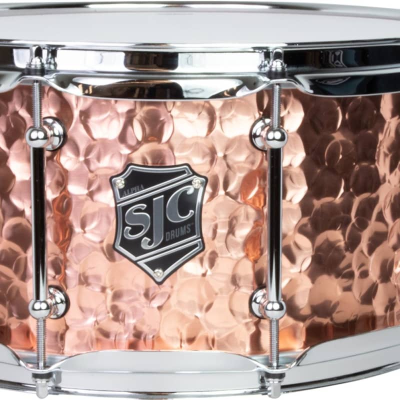 SJC Custom Drums Armada Series Copper Snare Drum - 7 x 14 