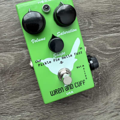 Reverb.com listing, price, conditions, and images for wren-and-cuff-the-pickle-pie-hella-fuzz