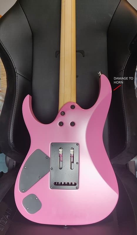 Ibanez Prestige RG2570E VSL 2007 Refinished Pink, DiMarzio Titan Pickups,  Team J Craft | Reverb