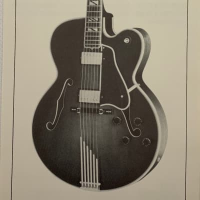 Gibson Super V CES Dealersheet 1981 for sale