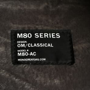 MONO Classic OM/Classical Guitar Case - Black image 10