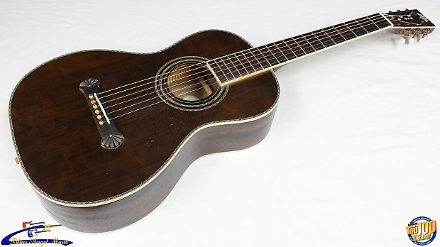 Washburn R319SWKK Parlor Acoustic Guitar w HSC R319 Light Factory Relic 37228