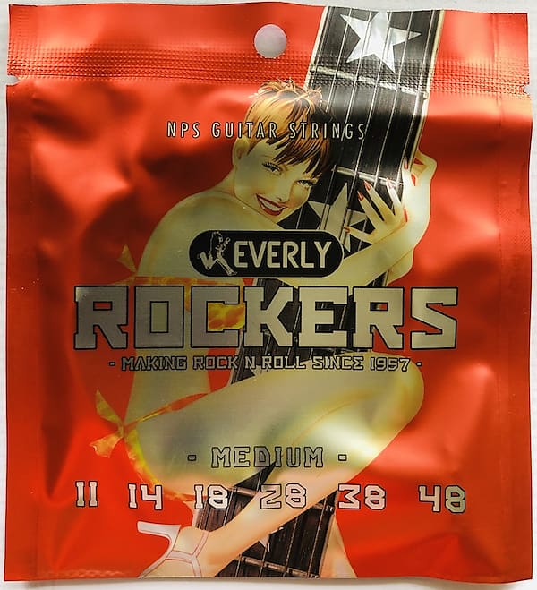 Everly Rockers 9011 Nickel Plated Steel Electric Guitar Strings; gauges 11-48 image 1