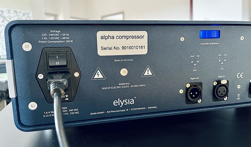 Elysia ALPHA-COMPRESSOR alpha compressor 2 Channel Analog Compressor