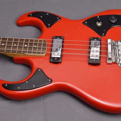 1960s Vintage Burns Baldwin Baby Bison Bass Red Made in England image 16