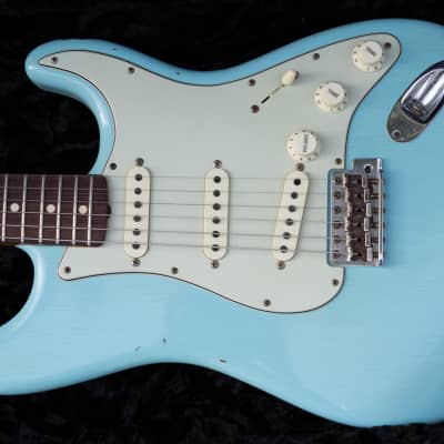 Fender Custom Shop Limited Edition 1961 Relic Stratocaster "Wildwood 10" 2015 Daphne Blue image 5