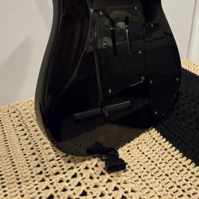 Agile Interceptor 727 Left Handed 7 string Electric Guitar 2015 - Transparent Black Flame image 12