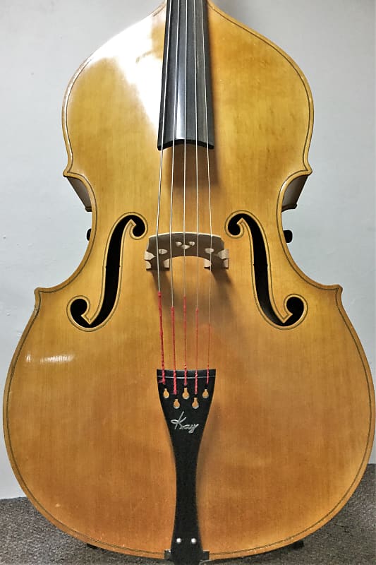 Kay S-51B. 5 String Acoustic Bass. 1953. Blonde. Chubby Jackson. image 1