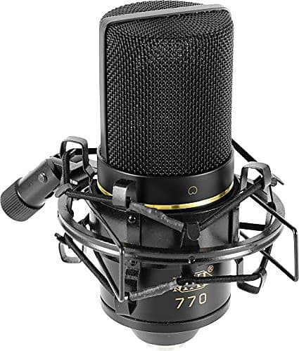 MXL 770 Small-Diaphragm Cardioid Condenser Vocal Microphone Black image 1