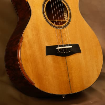 Harvey Leach Custom Homestead "The Tree" Mahogany Acoustic Guitar image 2