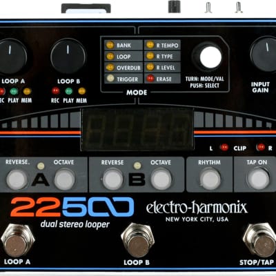 Electro-Harmonix 22500 Dual Stereo Looper | Reverb