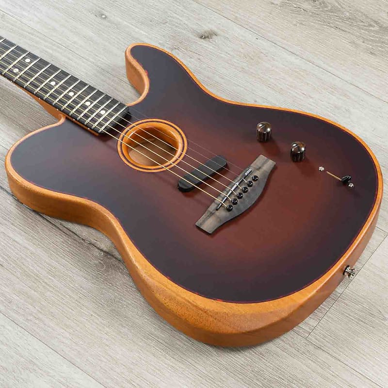 Fender American Acoustasonic Jazzmaster All-Mahogany