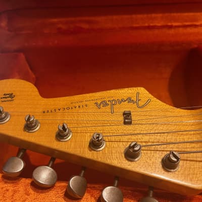 Fender Custom Shop '57 Reissue Stratocaster Heavy Relic 2013 - Teal and Sunburst image 16