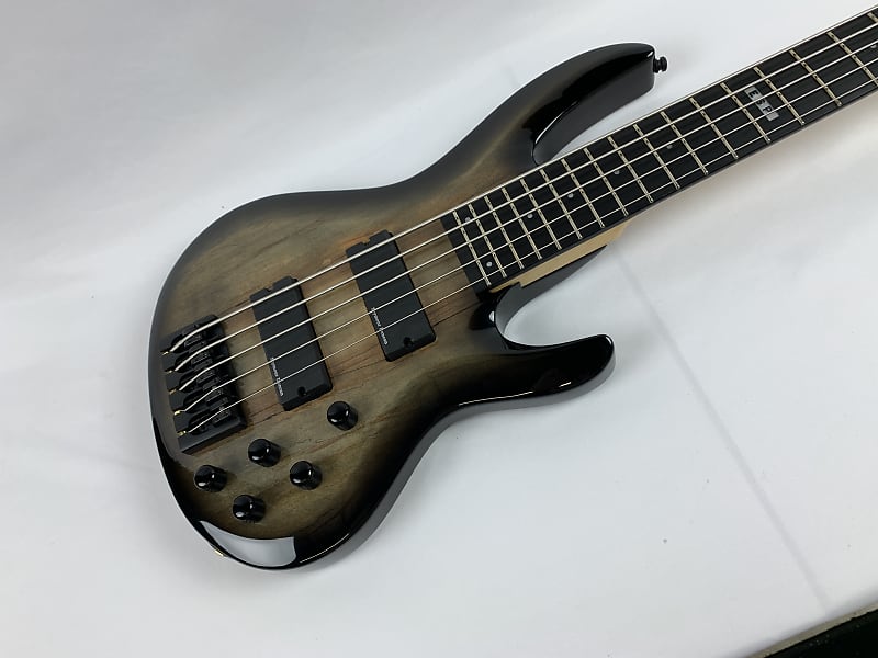 ESP E-II BTL-5 Black Natural Burst 5-String Electric Bass Guitar + Hard  Case B-Stock Made in Japan