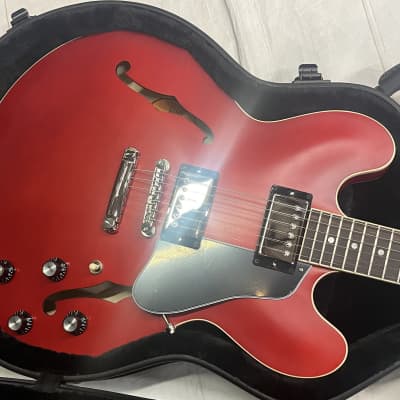 Gibson ES-335 Satin 2022 - Satin Cherry New Unplayed w/Case Auth Dealer 7lb15oz #316 image 7