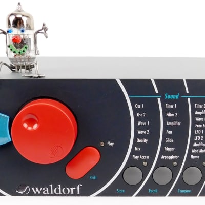 Waldorf Microwave 2 Synthesizer Rack MIDI + Fast Neuwertig + 1,5J Garantie image 6