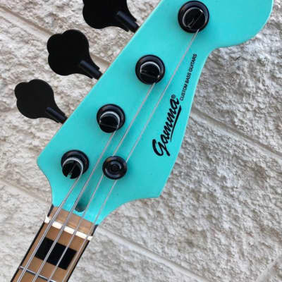 GAMMA Custom Bass Guitar H21-02, Kappa Model, Juneau Green image 12