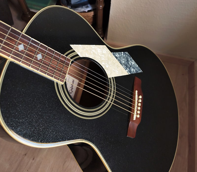 EPIPHONE SQ-180 ACOUSTIC ELECTRIC GUITAR 1990S (NO PICKGAURD)