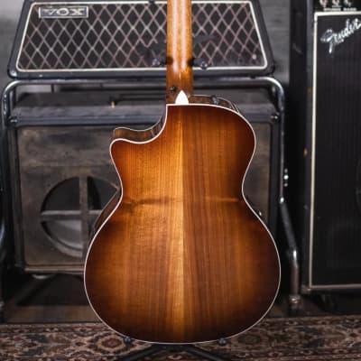 Taylor 424ce Special Edition Walnut Grand Auditorium Acoustic/Electric Guitar - Shaded Edge Burst with Hardshell Case image 9