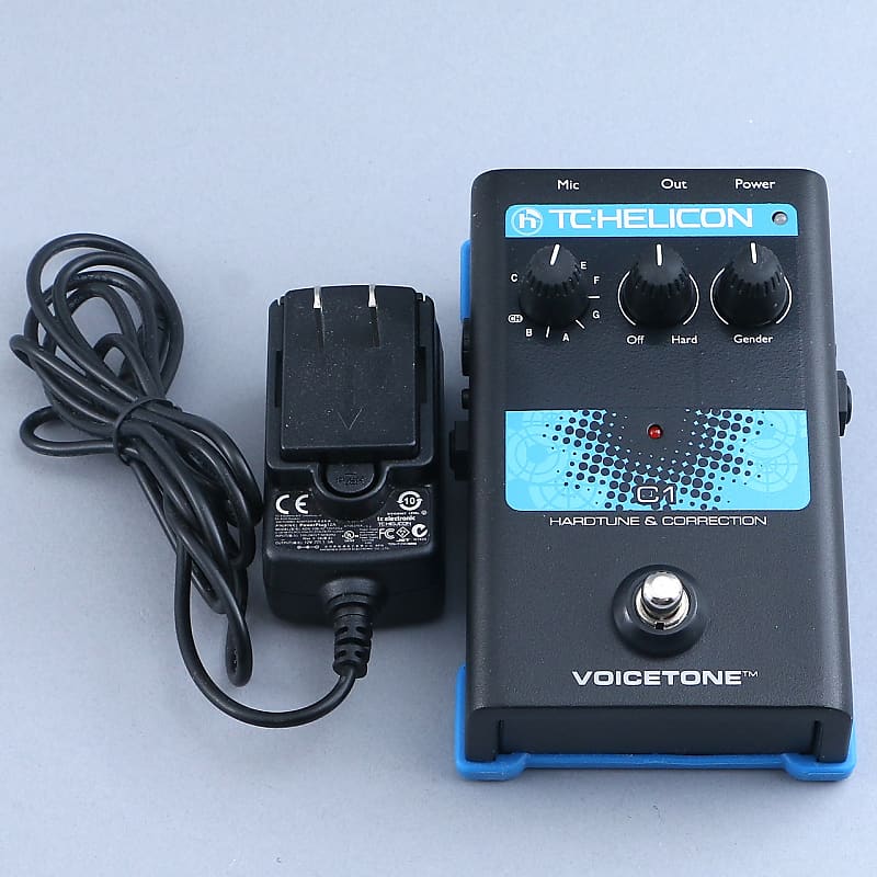 TC Helicon Voicetone C1 Hardtune & Correction Vocal Effects Pedal