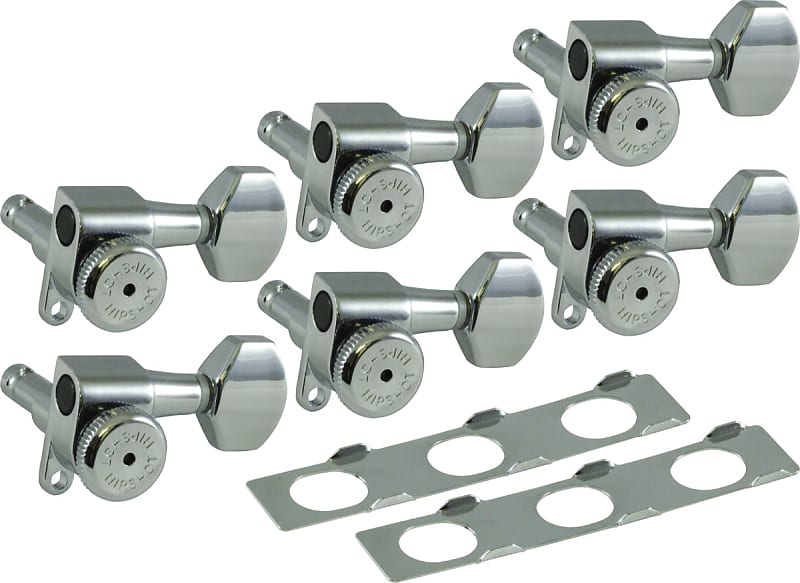 Hipshot Vintage Locking 6 In a Line Tuner Upgrade Kit Reverb