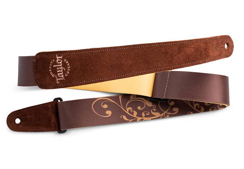 Taylor - 4126-20 - Taylor Swift Guitar Strap - Brown - 2" Wide image 1