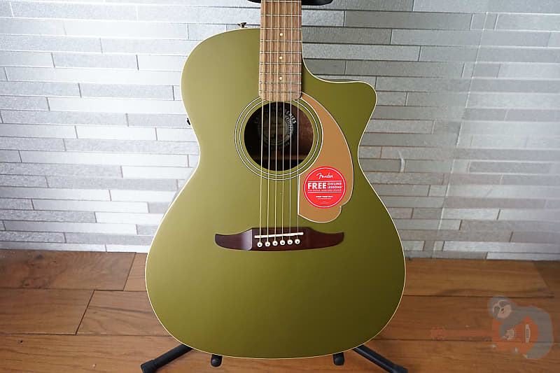 Fender California Series Newporter Player - Olive Satin | Reverb