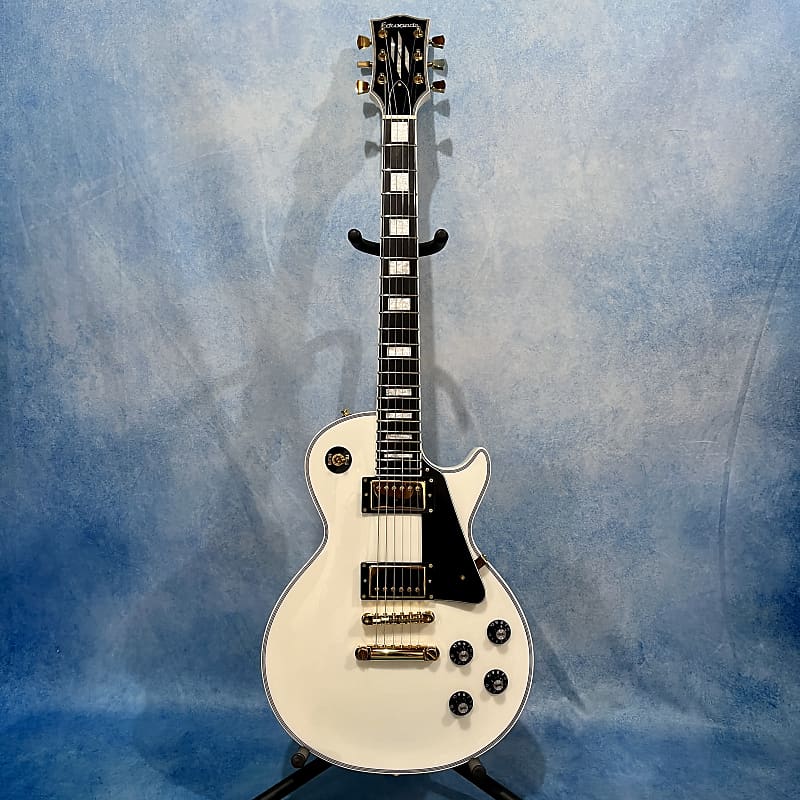 Edwards by ESP E-LP-130-CD Custom 2021 White Made in Japan Les
