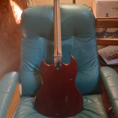 1960s Kay SG Electric Guitar - Cherry Red image 2