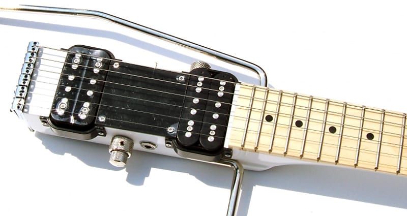 Original South Korean Ministar Lestar Travel Guitar Built in Headset Amp  Gibson Scale | Reverb