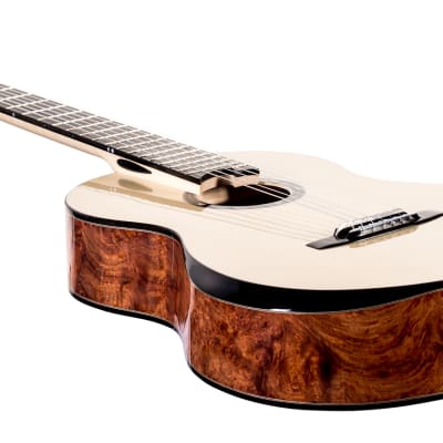 Turkowiak Black Diamond Concert Classical Guitar luthier 2020 Amboyna Burl Custom Made Moon Spruce image 1