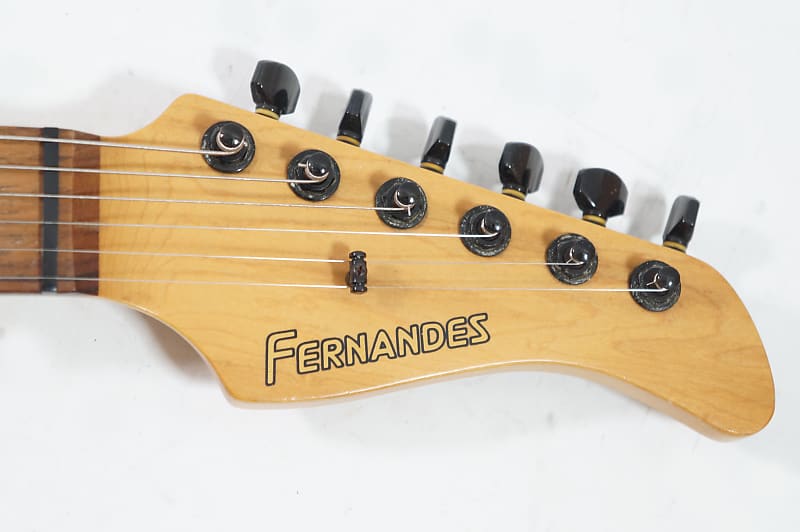 Fernandes FR-75S FULL 3-MODE FER SUSTAINER ASH BODY Deluxe Natural Made In  Japan