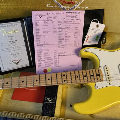 最終価格Fender カスタムショップ　ストラトキャスター　グラフィティイエロー Fender Custom Shop】奇跡の入荷!!ステージを派手に飾る超レア