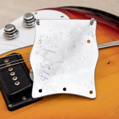 1991 Mosrite Ventures Model USA-Made "Built in Soul" Sunburst w/ Vibramute & Case, Semie Moseley image 17