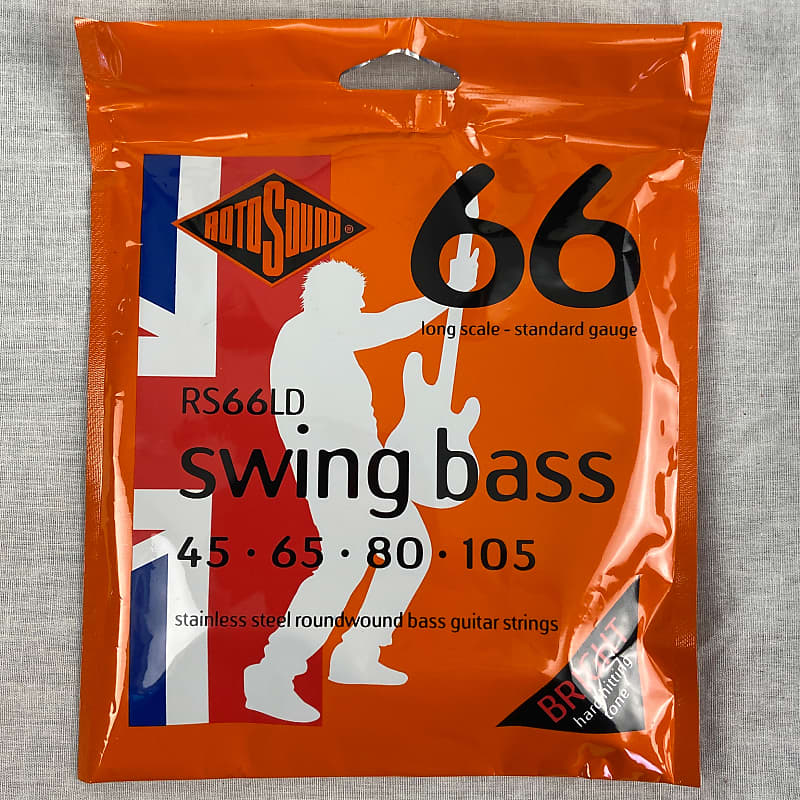 Rotosound RS66LD Swing Bass 66 Long Scale Bass Strings 45-105 image 1