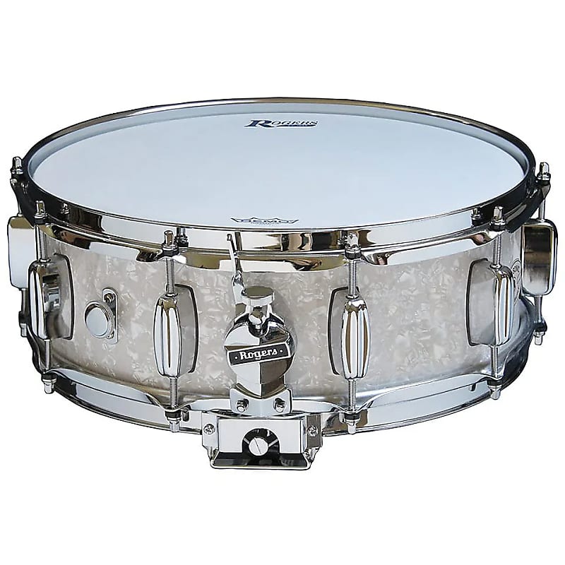 Rogers #32 Dyna-Sonic 5x14" Wood Snare Drum with Bread and Butter Lugs Reissue image 1