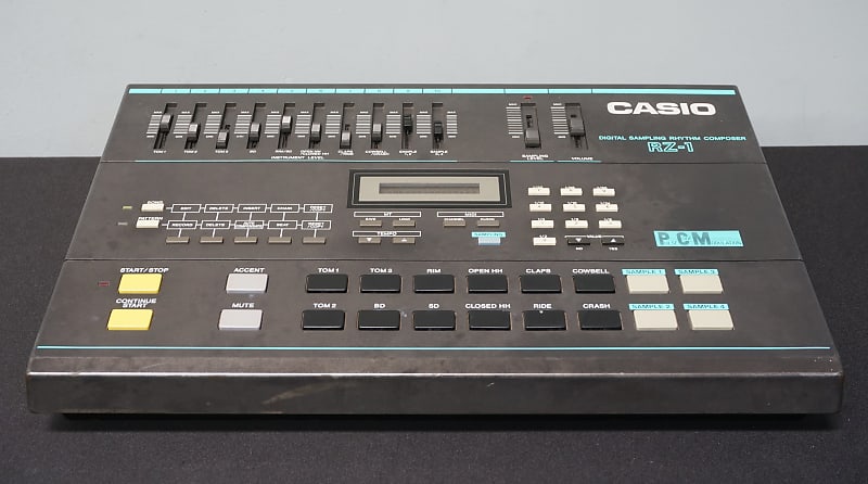 Casio RZ-1 80's LO-FI PCM Digital Sampling Rhythm Composer Drum