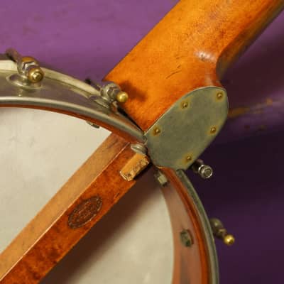 1890s J.B. Schall 5-String Openback Banjo (VIDEO! Fresh Work, Ready to Go) image 10