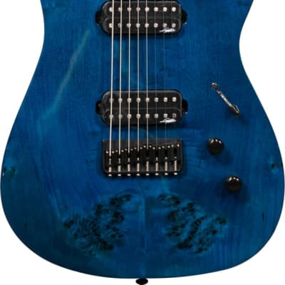 Legator N8SS Ninja 8 String Super Shred Blue Burl for sale