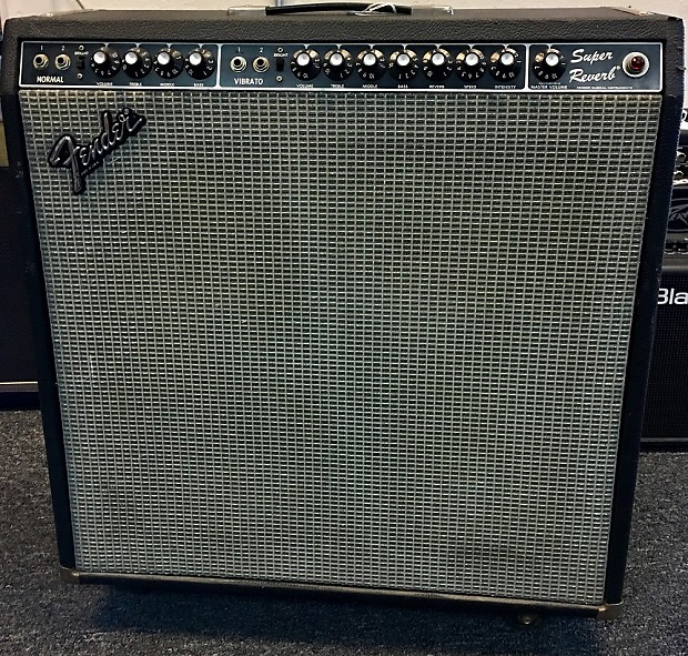 Fender super 2025 reverb blackface